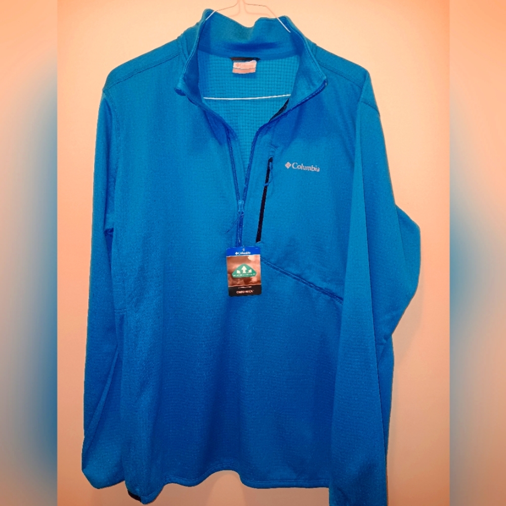 Columbia XL Omniwick Blue Windbreaker